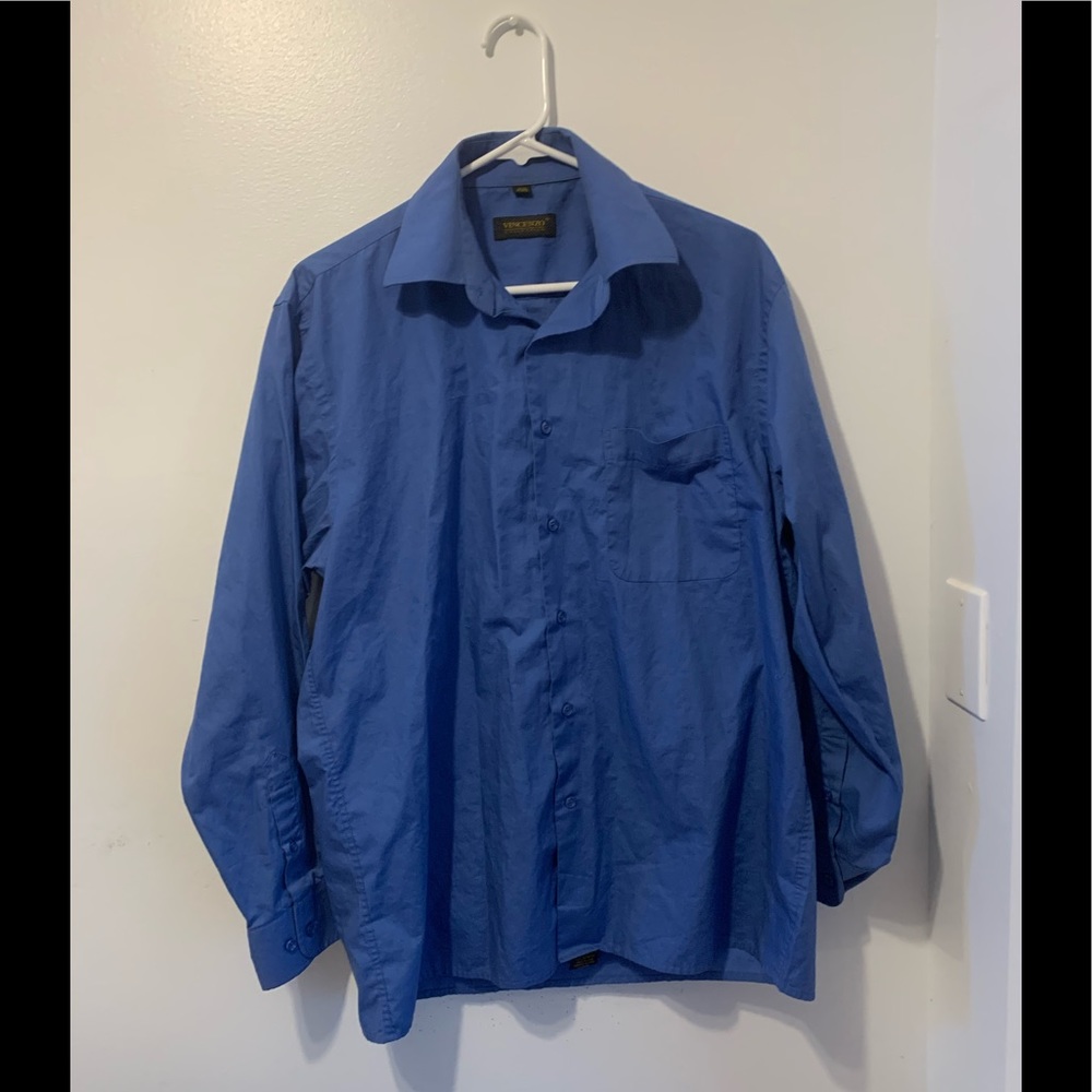 4/25$ Vincenzo Collection Size Medium Long sleeve shirt 15-15 1/2